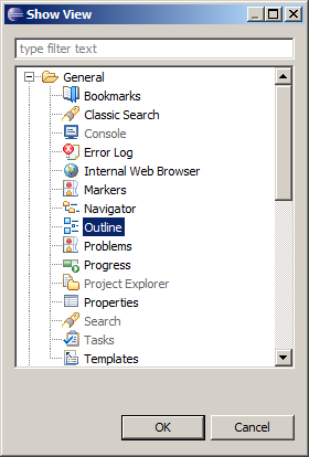 Open Outline View